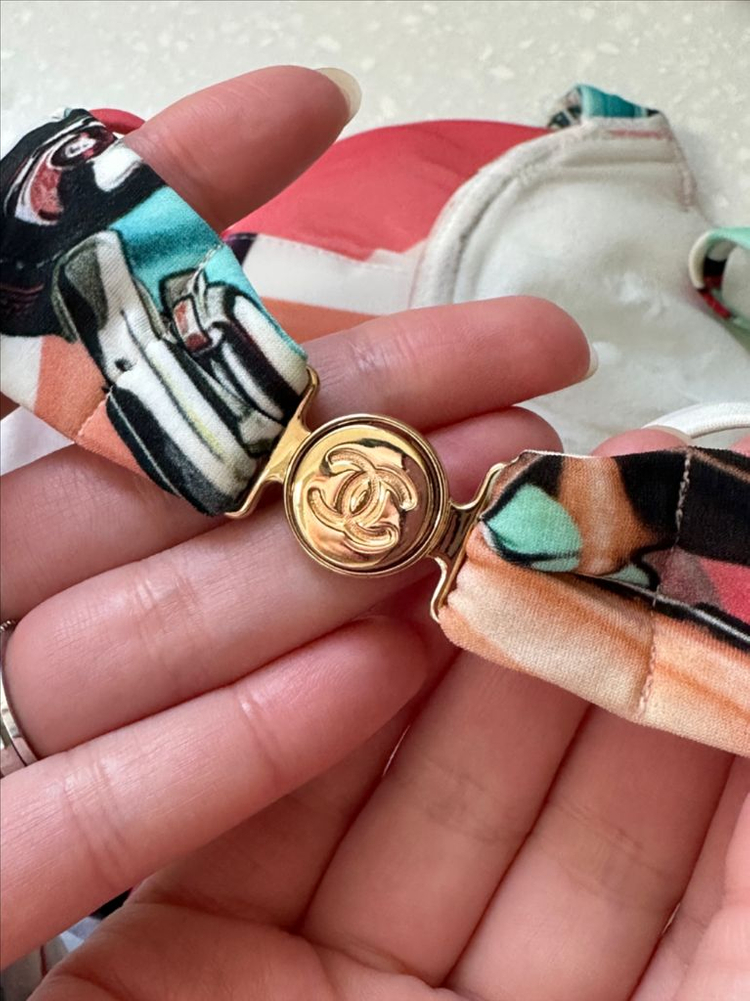 정품 샤넬 쿠바 크루즈 비키니 수영복 새상품 60만원--3