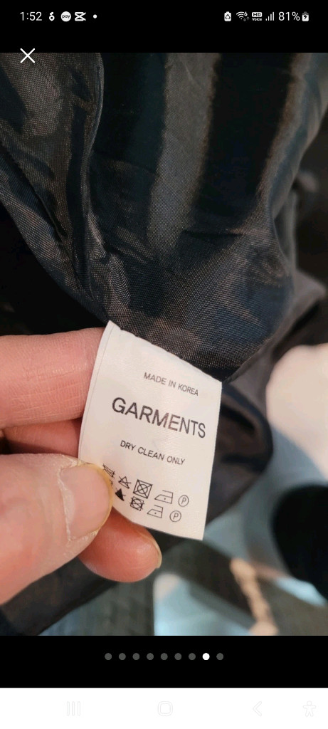 GARMENTS 브랜드의 블랙 발마칸어깨라인이 이쁘고 오버핏 코트입니다 프리 사이즈 66-77 .88도 밎으실듯.--2