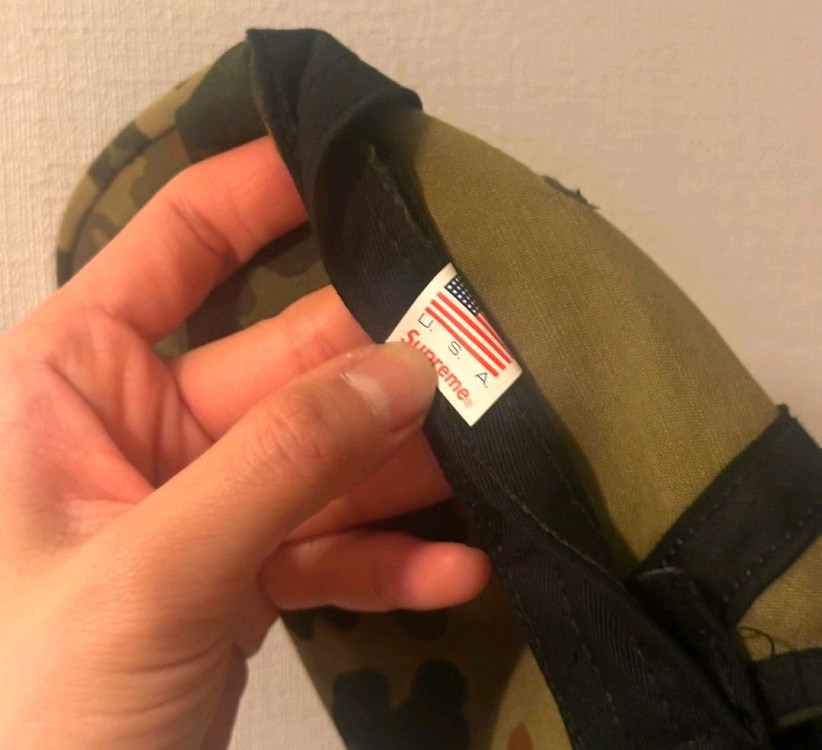 슈프림 카모 밀리터리 캠프캡입니다--1