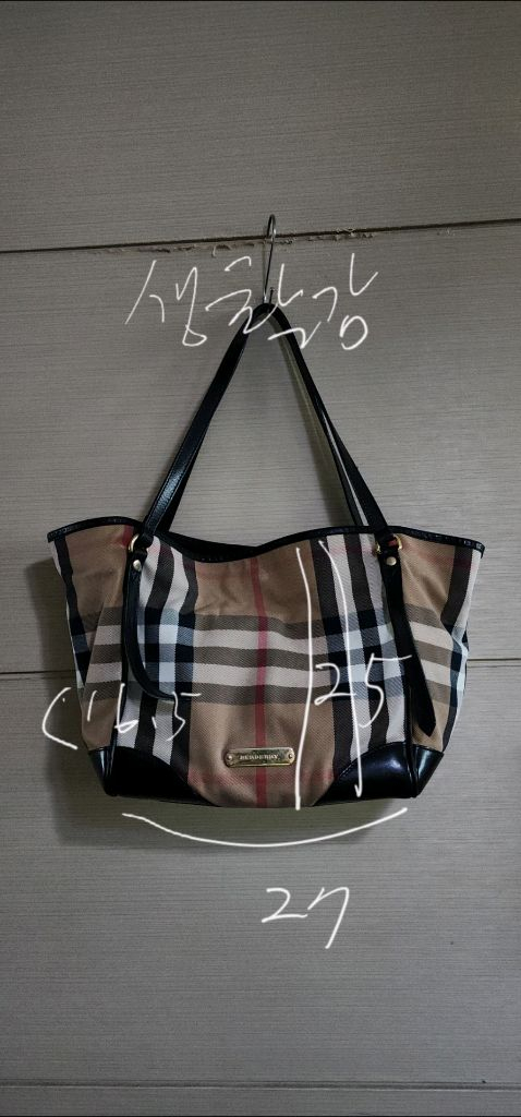 버버리 체크 숄더백/ 코트/ 카드지갑--9