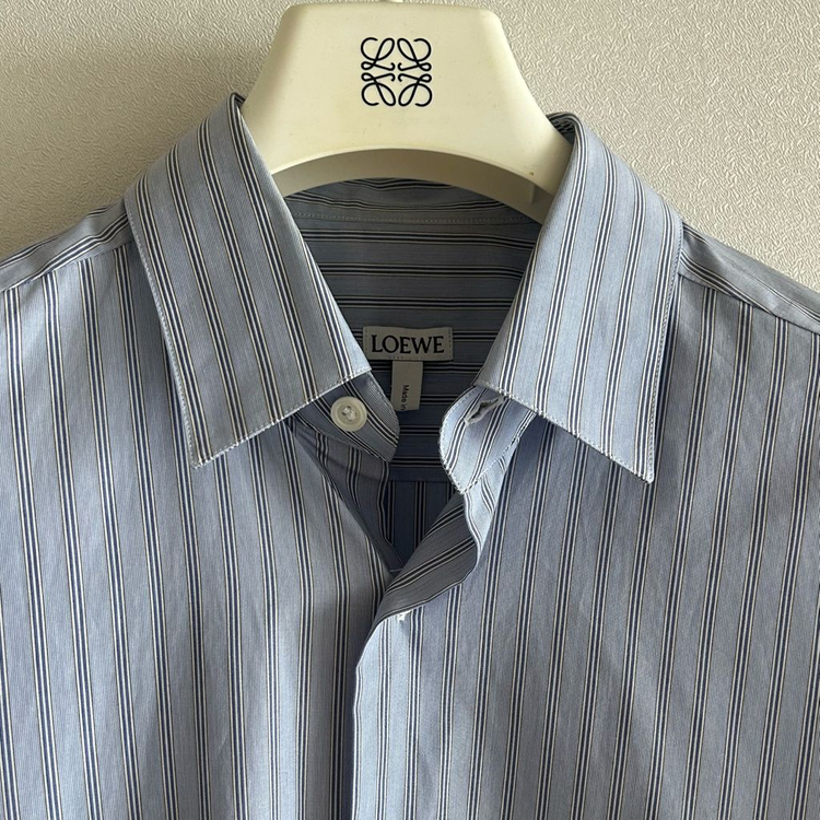 로에베 남성 스트라이프 셔츠--1