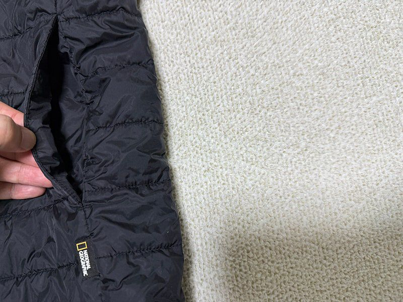 내셔널지오그래픽 구스다운 경량패딩 조끼 남성용 95사이즈--3