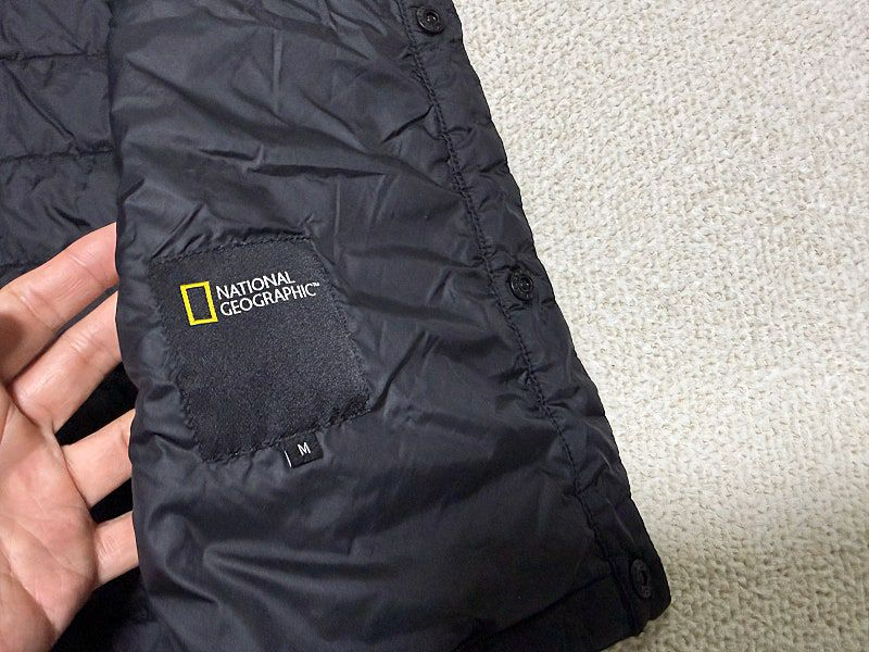 내셔널지오그래픽 구스다운 경량패딩 조끼 남성용 95사이즈--4
