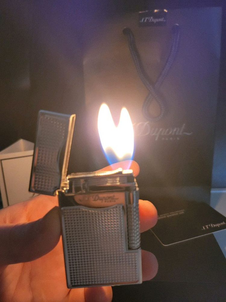 [풀세트] 듀퐁라이터 라인2 ca23011 르그랑 터보 팔라듐 백금 쌍불 터보 듀퐁 라이타--1