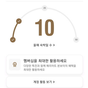 메리어트 본보이 포인트 2.1만점