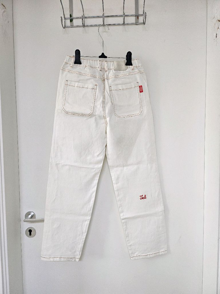 아이스비스킷 스마일 패치 바지 165--3