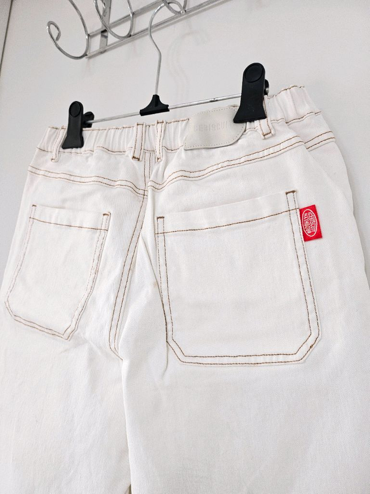 아이스비스킷 스마일 패치 바지 165--5