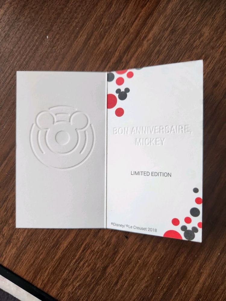 르크루제 x 디즈니 미키 마우스 90주년 한정판 (18cm)--2