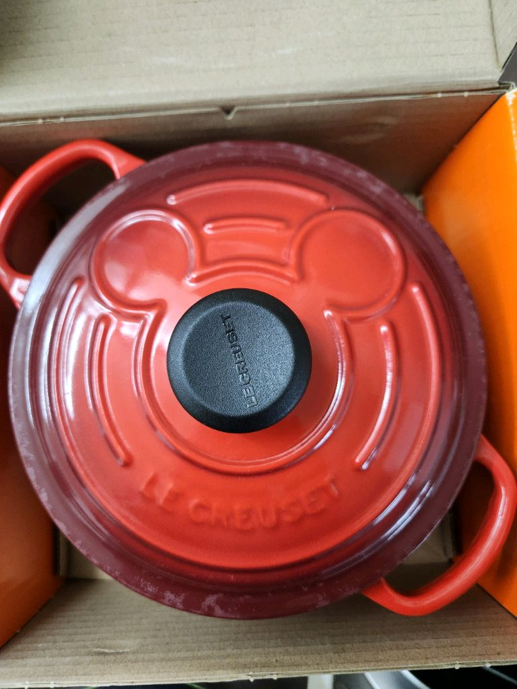 르크루제 x 디즈니 미키 마우스 90주년 한정판 (18cm)--4