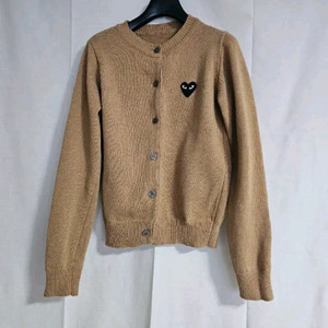 꼼데가르송 블랙와펜 베이지색 가디건