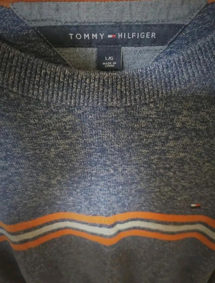 타미힐피거 니트 L사이즈--3