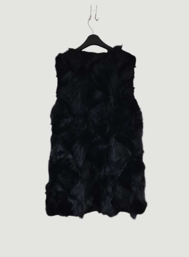 [55]여자 여우털 조끼 베스트--2