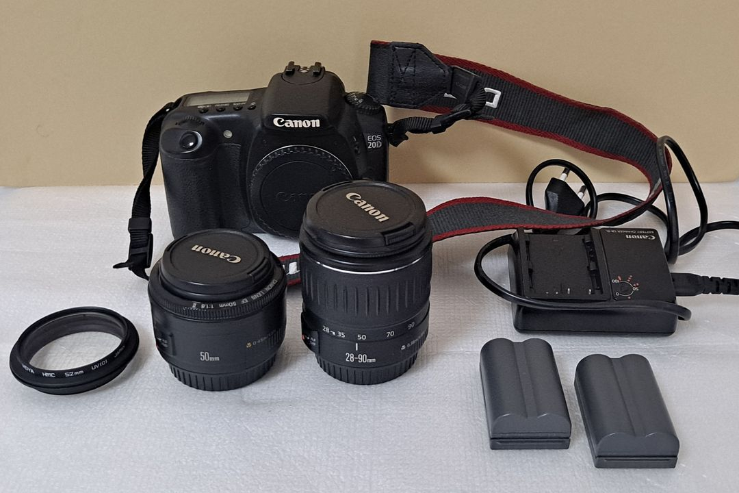 캐논EOS 20D DSLR 카메라 세트+가방 이미지