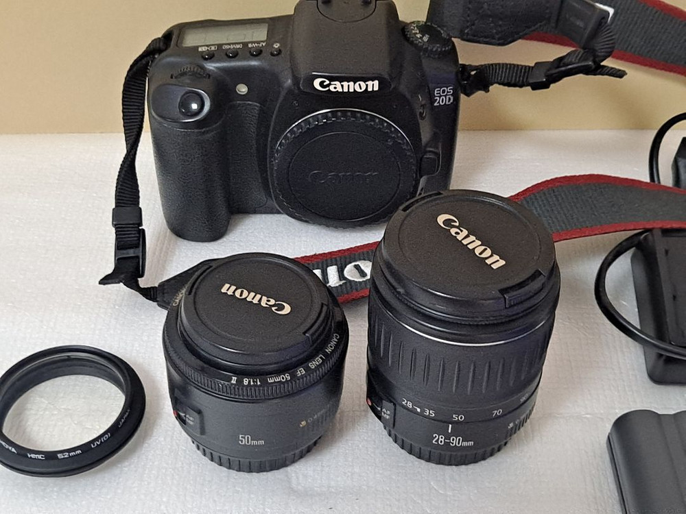 캐논EOS 20D DSLR 카메라 세트+가방 이미지