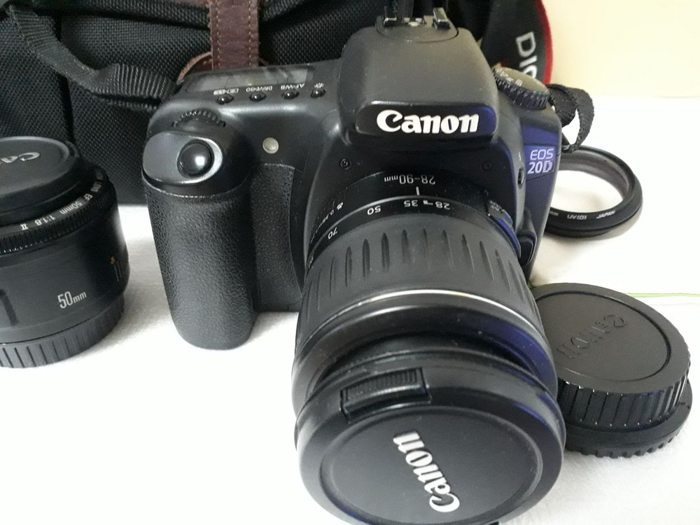 캐논EOS 20D DSLR 카메라 세트+가방 이미지