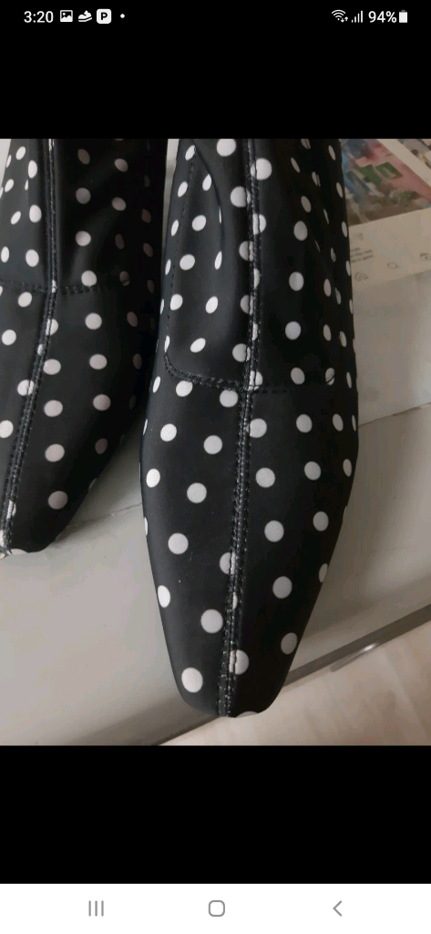 (새상품)자라땡땡이앵클부츠(가격다운) 이미지