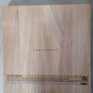 신해철님 welcome to the real world 한정판 오동나무 LP 레코드 이미지