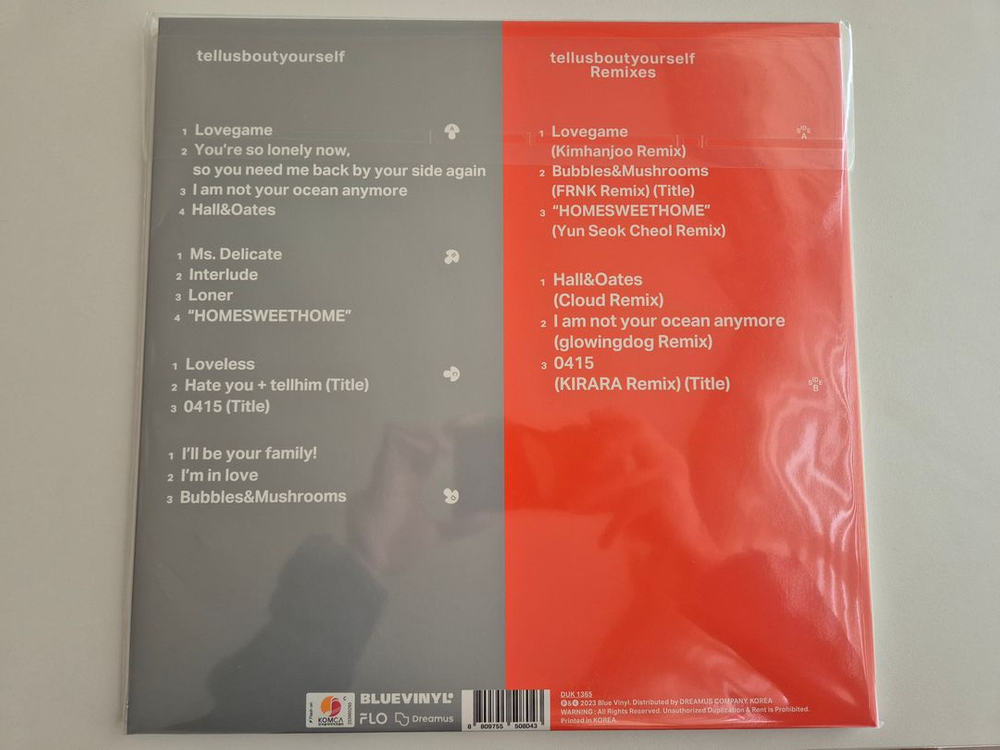 백예린 2집, 오징어게임 lp 일괄판매 이미지