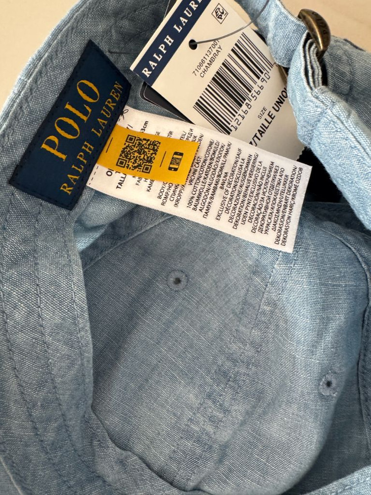 폴로 랄프로랜 데님볼캡--2