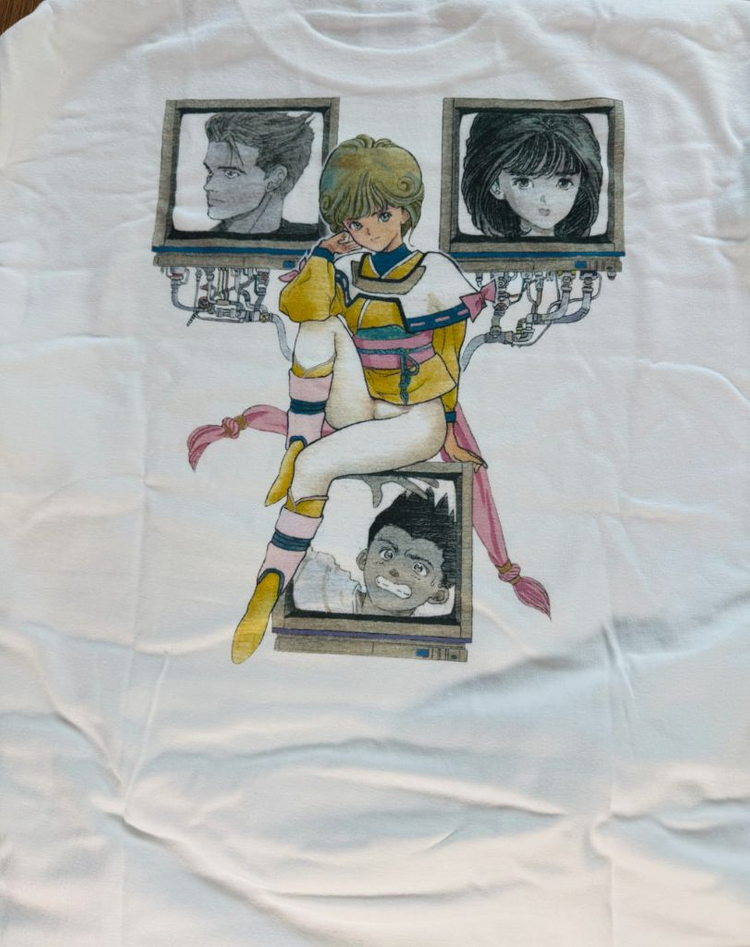 비디오 걸 콜라보 티셔츠 새상품--1