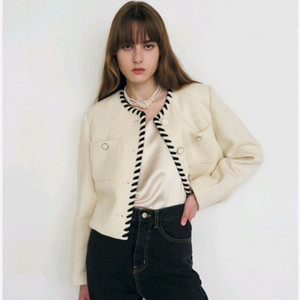 마론 에디션 트위드 숏자켓