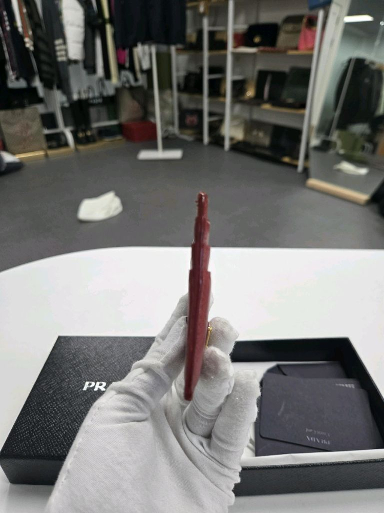 [40%할인] 프라다 사피아노 카드지갑--3