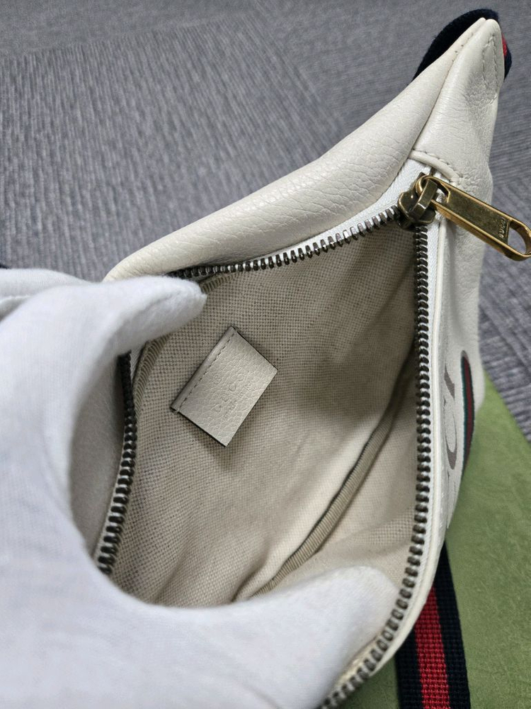 [특가][정품] 구찌 띠로고 힙색 벨트백 이미지