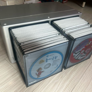 펠로우즈 원터치 cd/dvd 보관함, 엄마표 영어( fly guy, 내친구 아서, 까이유, 노부영, ORT