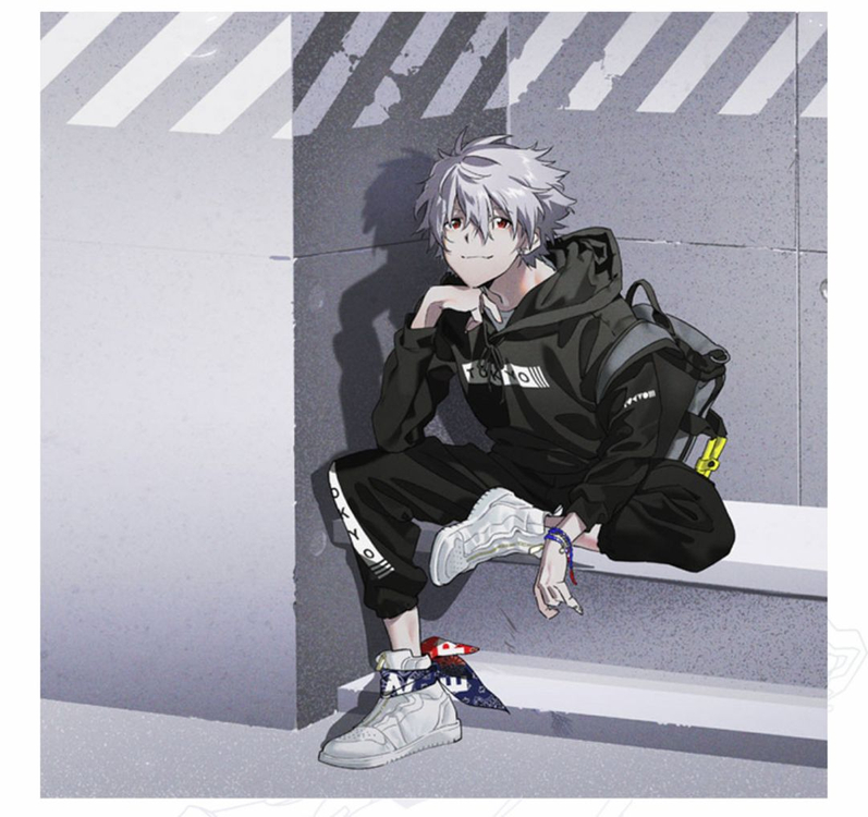 에반게리온 라디오 에바 TOKYO 3 후드티--3