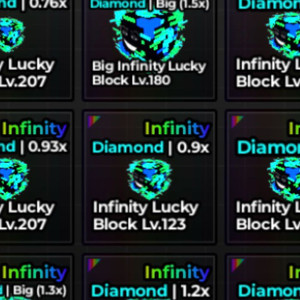 쓰나미 브레인로트 다이아 확정 인피니티 블럭 이미지