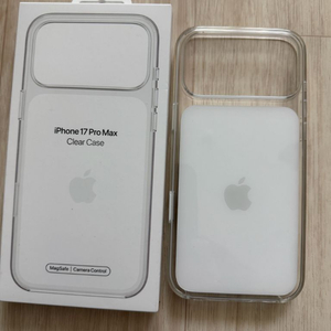 아이폰 17 프로 맥스용 애플 정품 투명MagSafe형 iPhone 17 Pro Max 투명 케이스MagSafe를