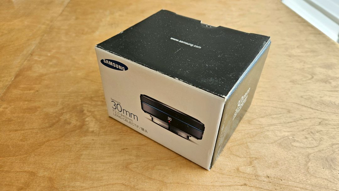 삼성 nx 30mm f2.0 단렌즈--2