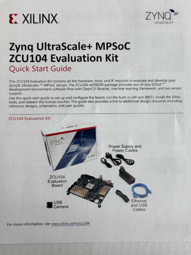 Xilinx ZYNQ UltraScale+ MPSoC ZCU104 평가 키트--1