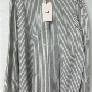 지요 블라우스 체크네이비