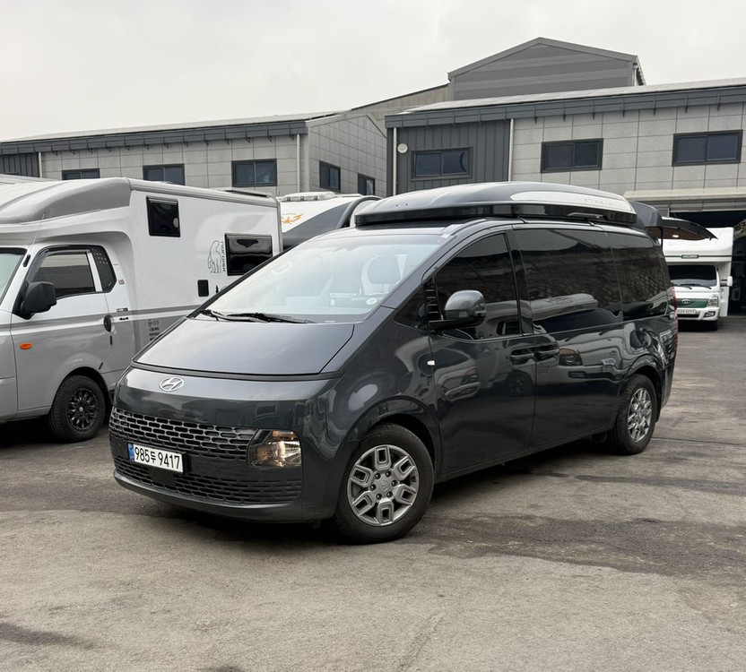 스타리아 캠핑카 4인승 중고추천 차박 데일리카겸용--1