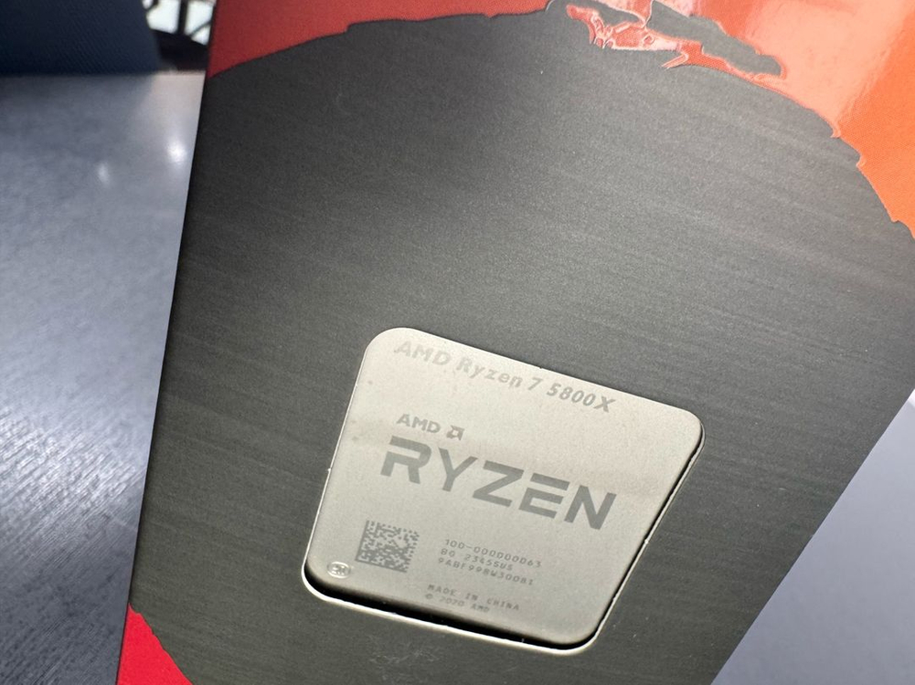 라이젠7 CPU 5800x 미사용 박스셋 이미지