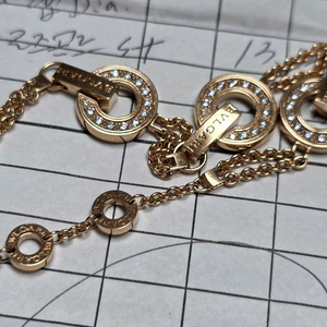 불가x 18k 로즈골드 팔찌 3.5돈 이미지