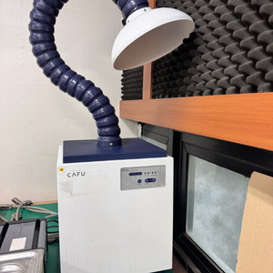청우씨엔티 탁상형 유해가스 정화기 국소배기장치 집진기 CAFU-A01