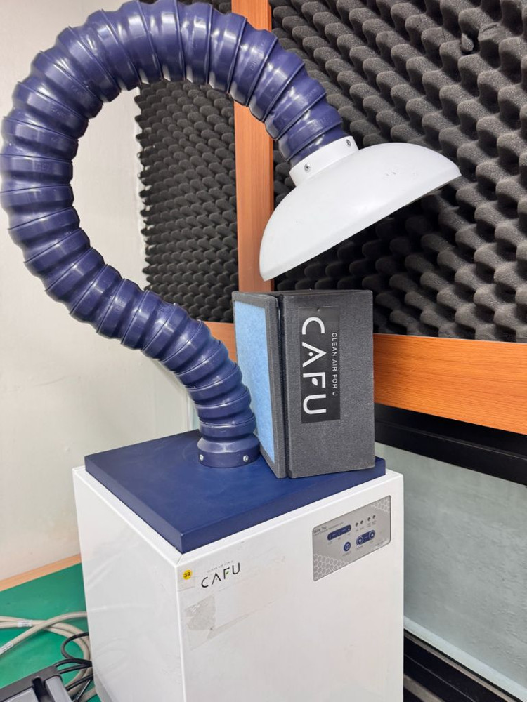 청우씨엔티 탁상형 유해가스 정화기 국소배기장치 집진기 CAFU-A01--1