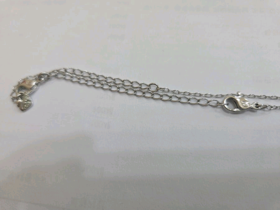 스와로브스키 꽃목걸이(연장체인포함)택포7.5--6