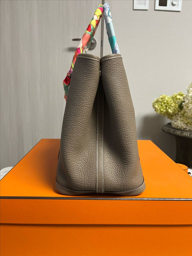 에르메스 가든파티36 에토프 (사몰가 이너백 + 에르메스 트윌리 2종 포함)--2