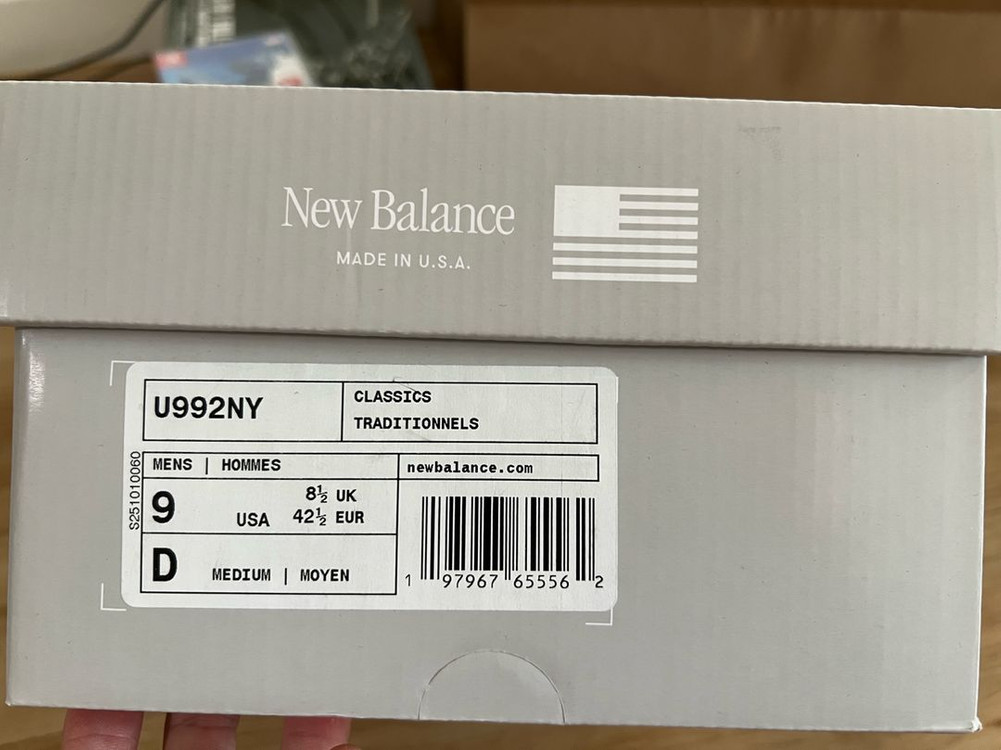 뉴발란스 992 네이비 270mm 새상품 (U992NY)--1