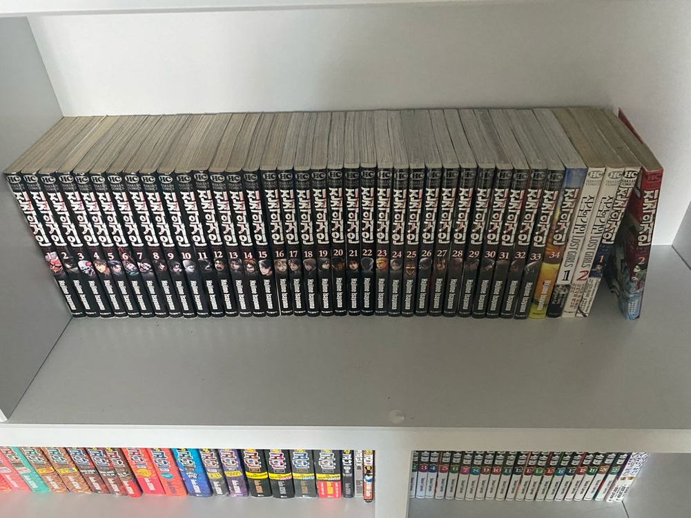 진격의 거인 본편(1~34권) + 외전 4권--1