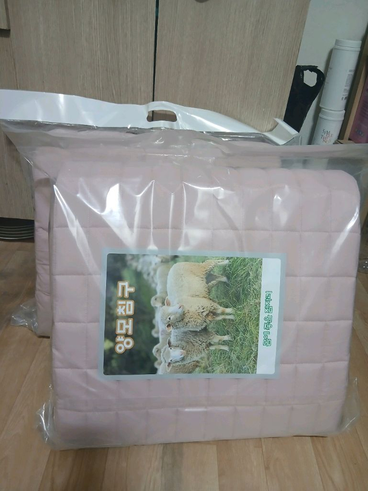 양모 이불패드세트 새상품--1