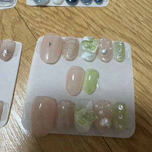수제 네일 10종+패디 2종 (개별/일괄 가능) 이미지