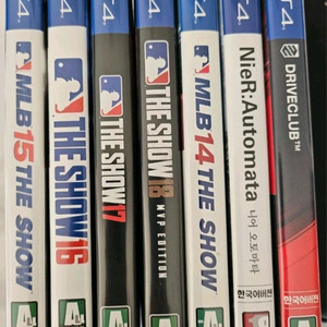 PS4 MLB 더쇼 메이저리그 야구 니어오토마타 드라이브클럽 일괄판매