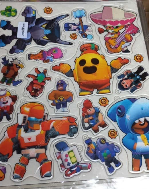 12000 브롤스타즈 열쇠고리(키링) 왕딱지 2종(사진1번,2번) 1판 5,000원--1