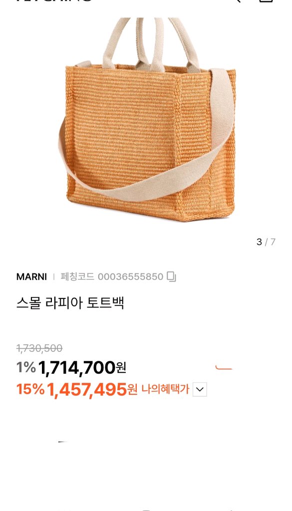 마르니 라피아 토드백--2