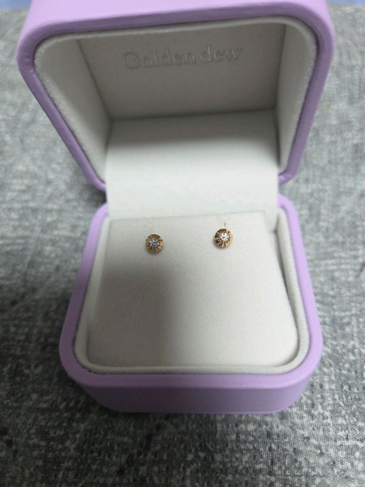 [골든듀] 글리터링러브5P 귀고리_J1150-0371 이미지