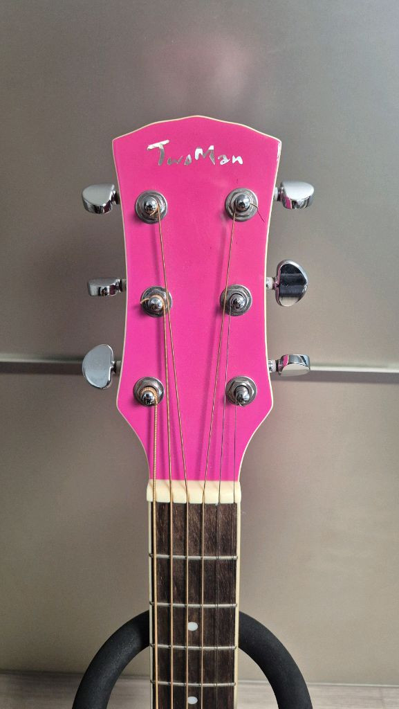 여성, 학생용/TWO MAN 미니 어쿠스틱 기타--2